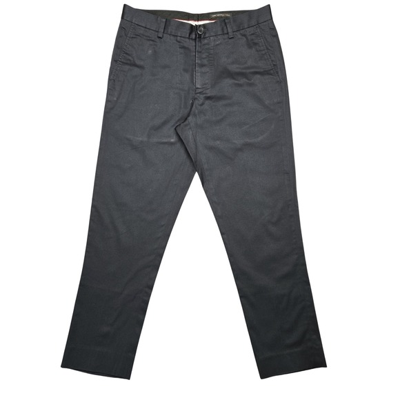 John Varvatos Pants Mens 32x28 Blue Chino Slim Tapered Cotton Blend Pockets